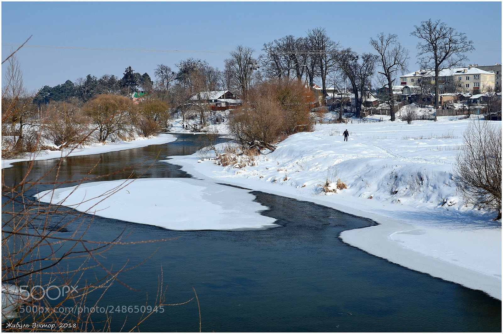 Nikon D5100 + Nikon AF-S DX Nikkor 35mm F1.8G sample photo. Горынь в первые дни весны. 3 марта 2018 г. photography
