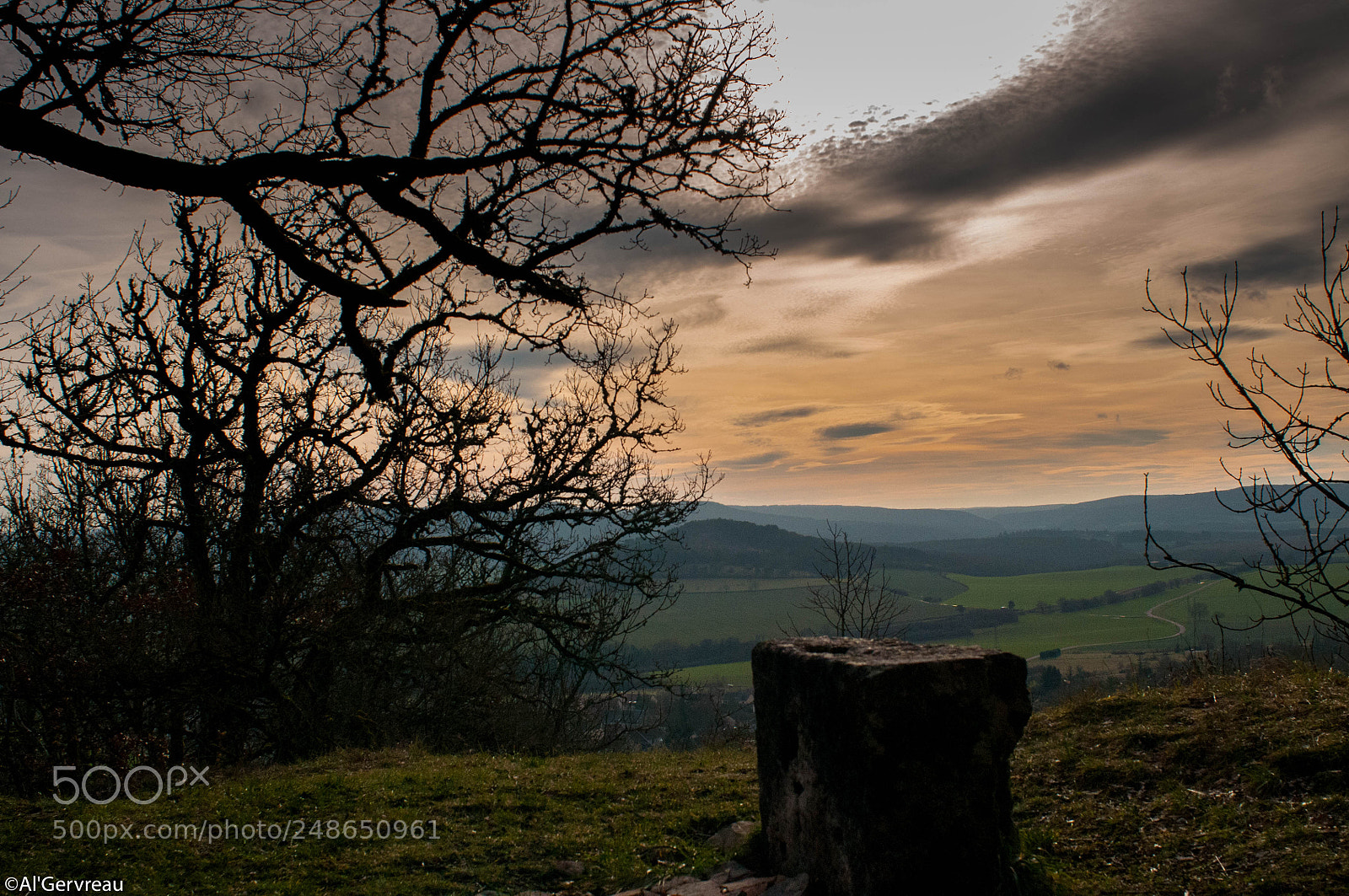 Nikon D300 sample photo. Valley in twilight photography