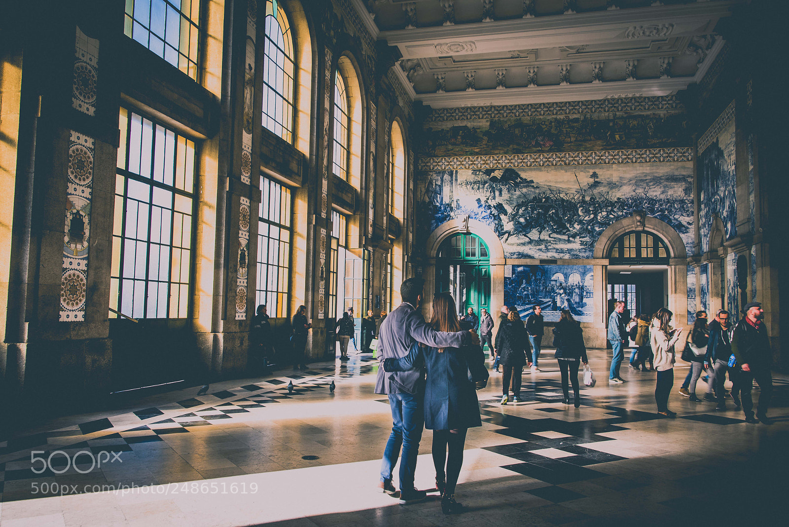 Nikon D810 sample photo. Train romance photography