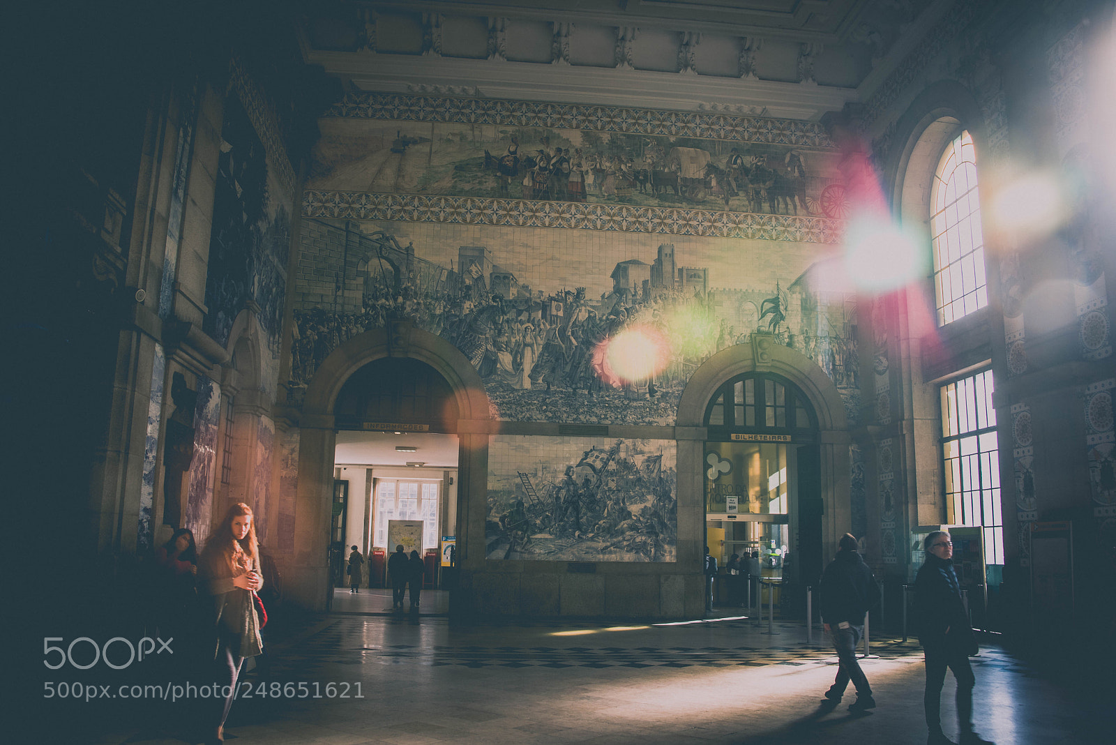 Nikon D810 sample photo. Train station photography