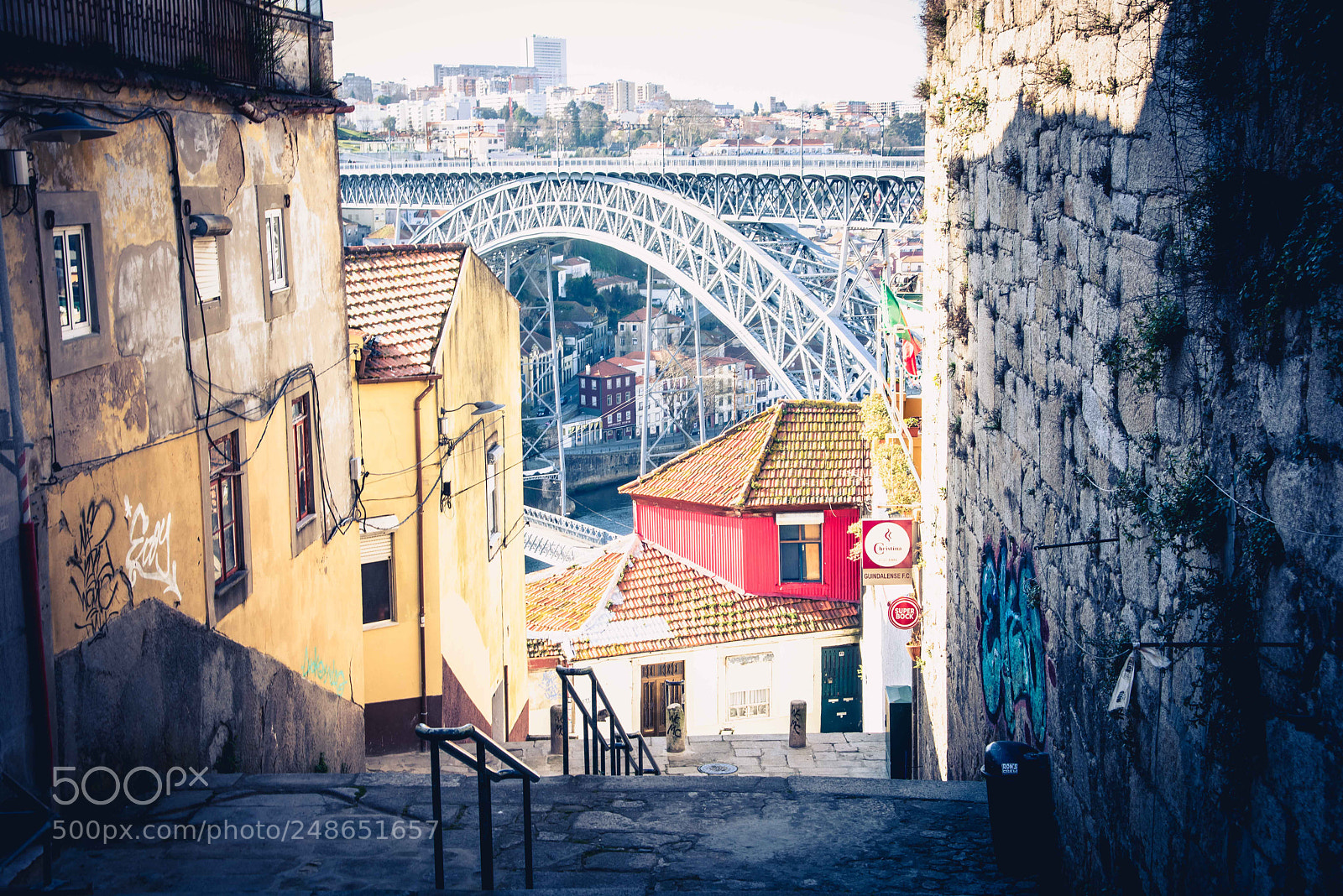 Nikon D810 sample photo. Bridge in the distance photography