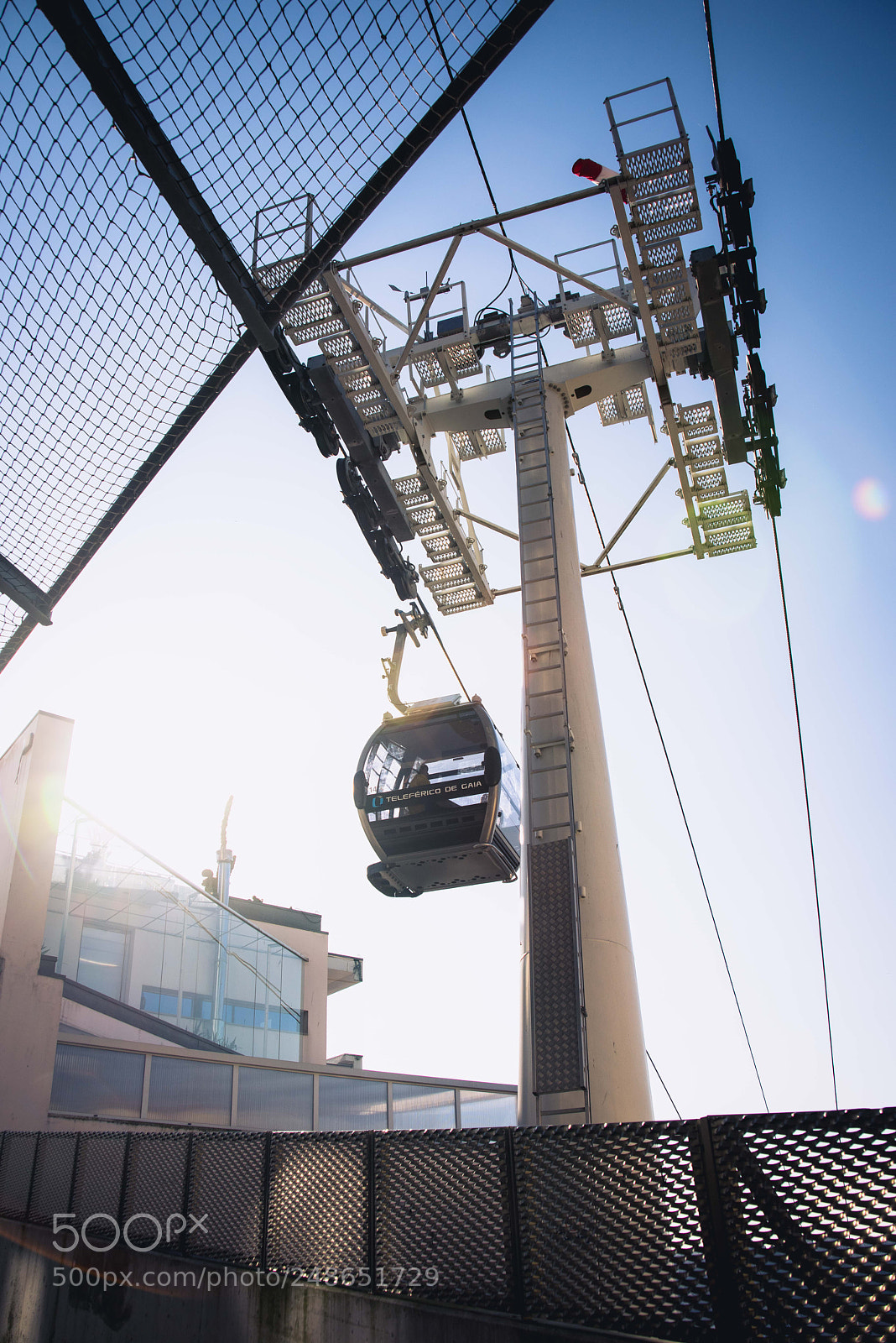 Nikon D810 sample photo. Cable car photography