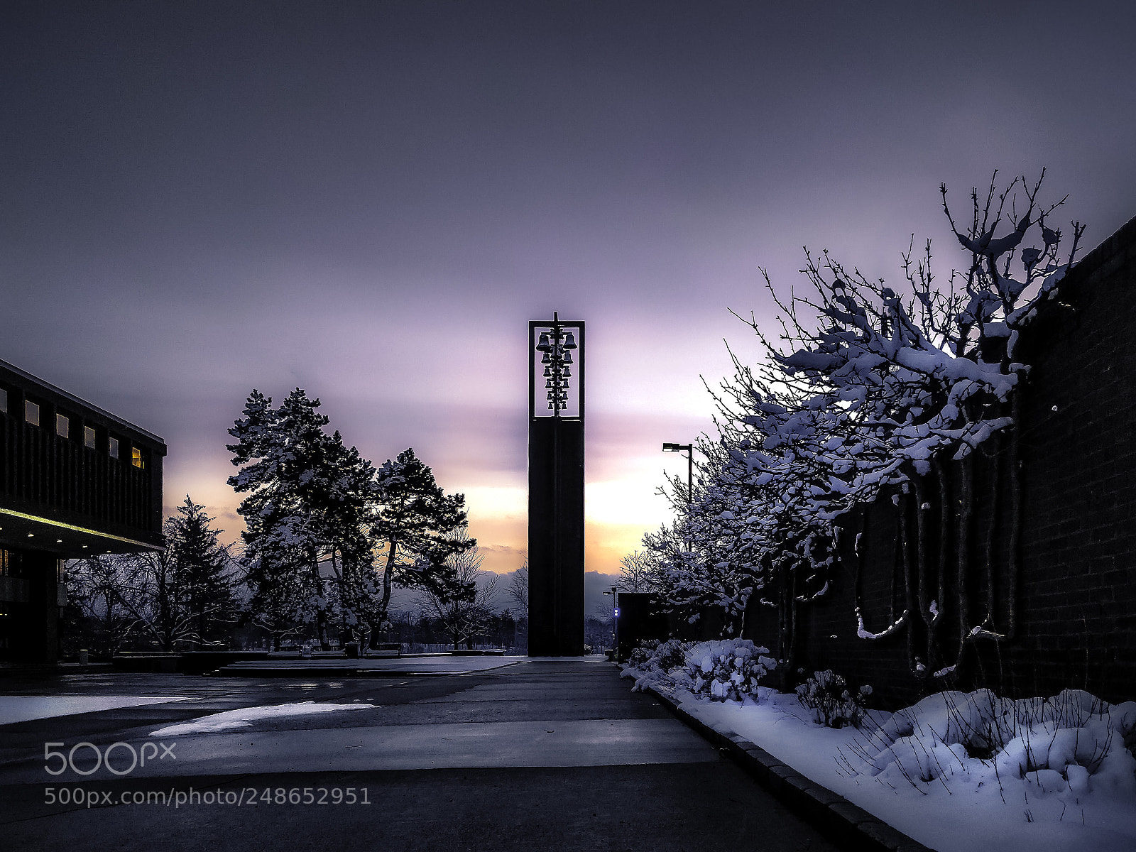 OnePlus 5T sample photo. Winter sunset at kettering photography