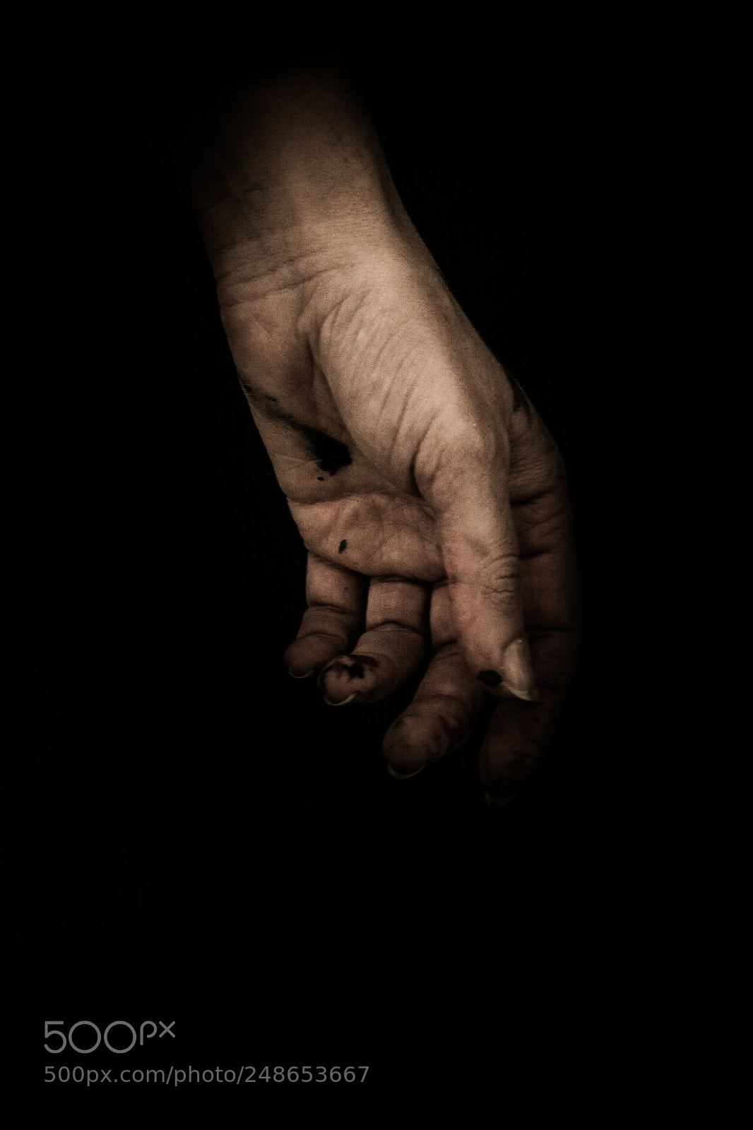 Nikon D5200 sample photo. Hand of abyss photography