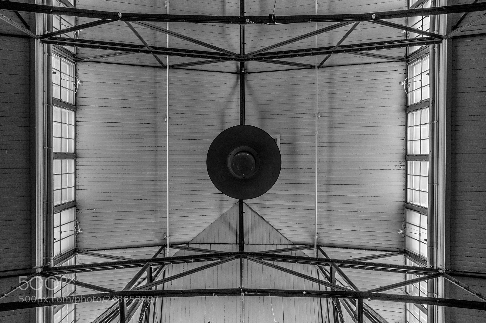 Sony a6500 sample photo. Ceiling of a market photography