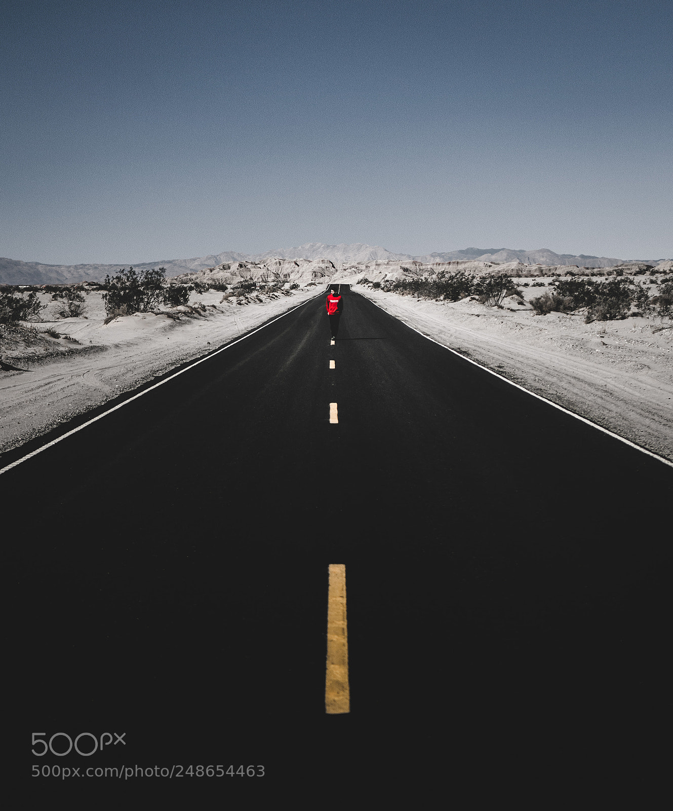 Sony a6500 sample photo. California desert road photography