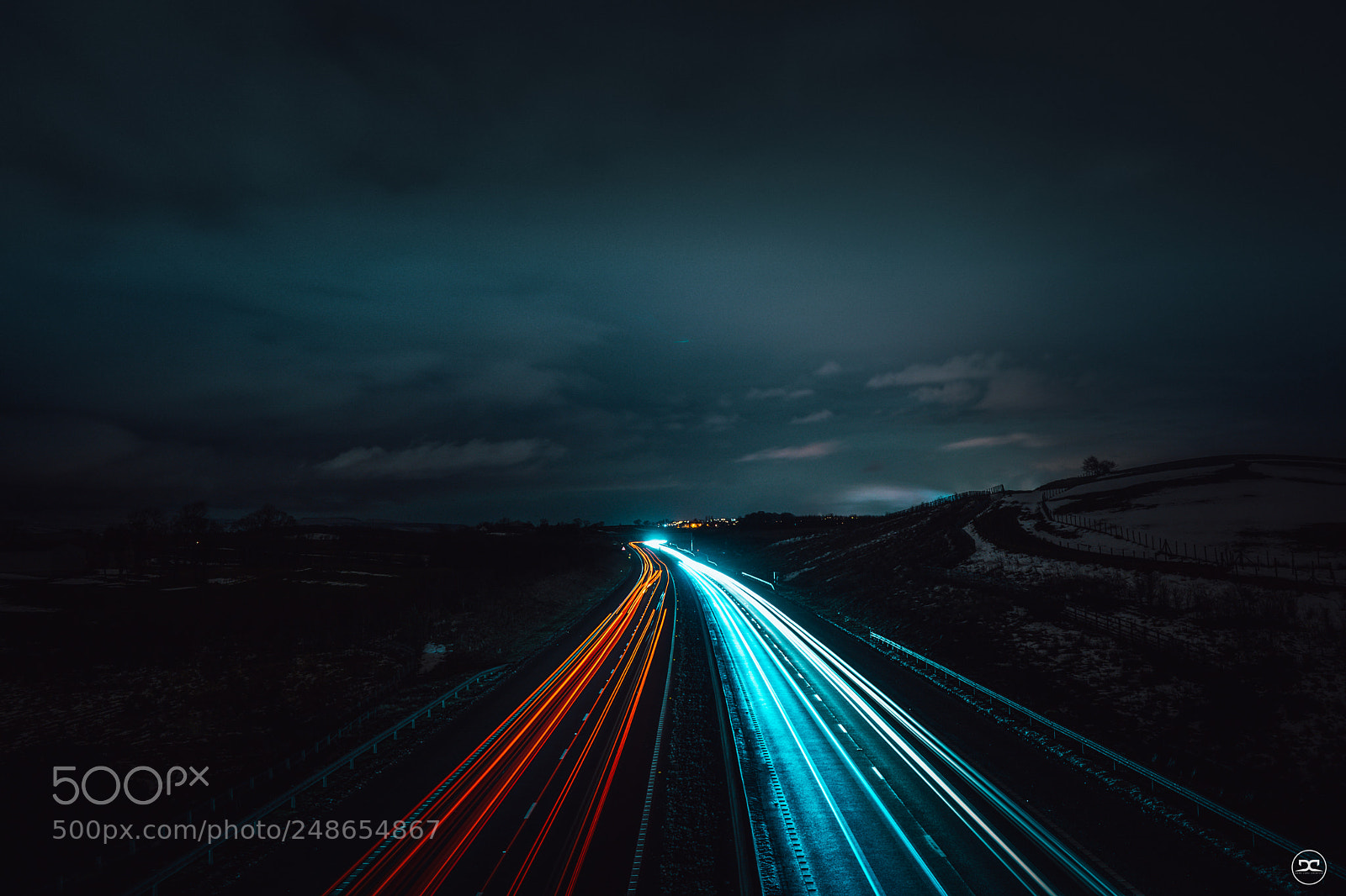 Sony a7 II sample photo. M80 light trails photography