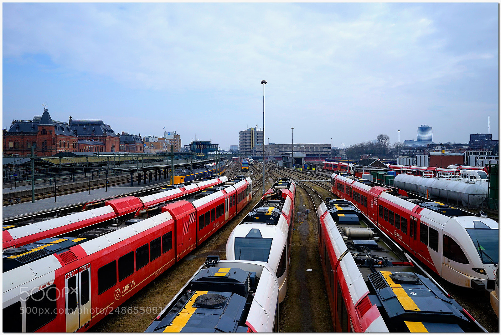 Sony a7 sample photo. Central station groningen, the photography