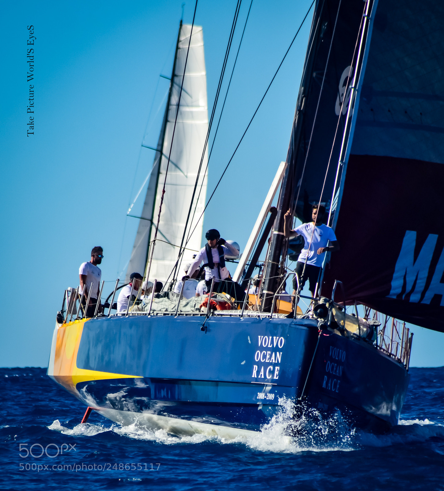 Nikon D5100 sample photo. Volvo océan race photography