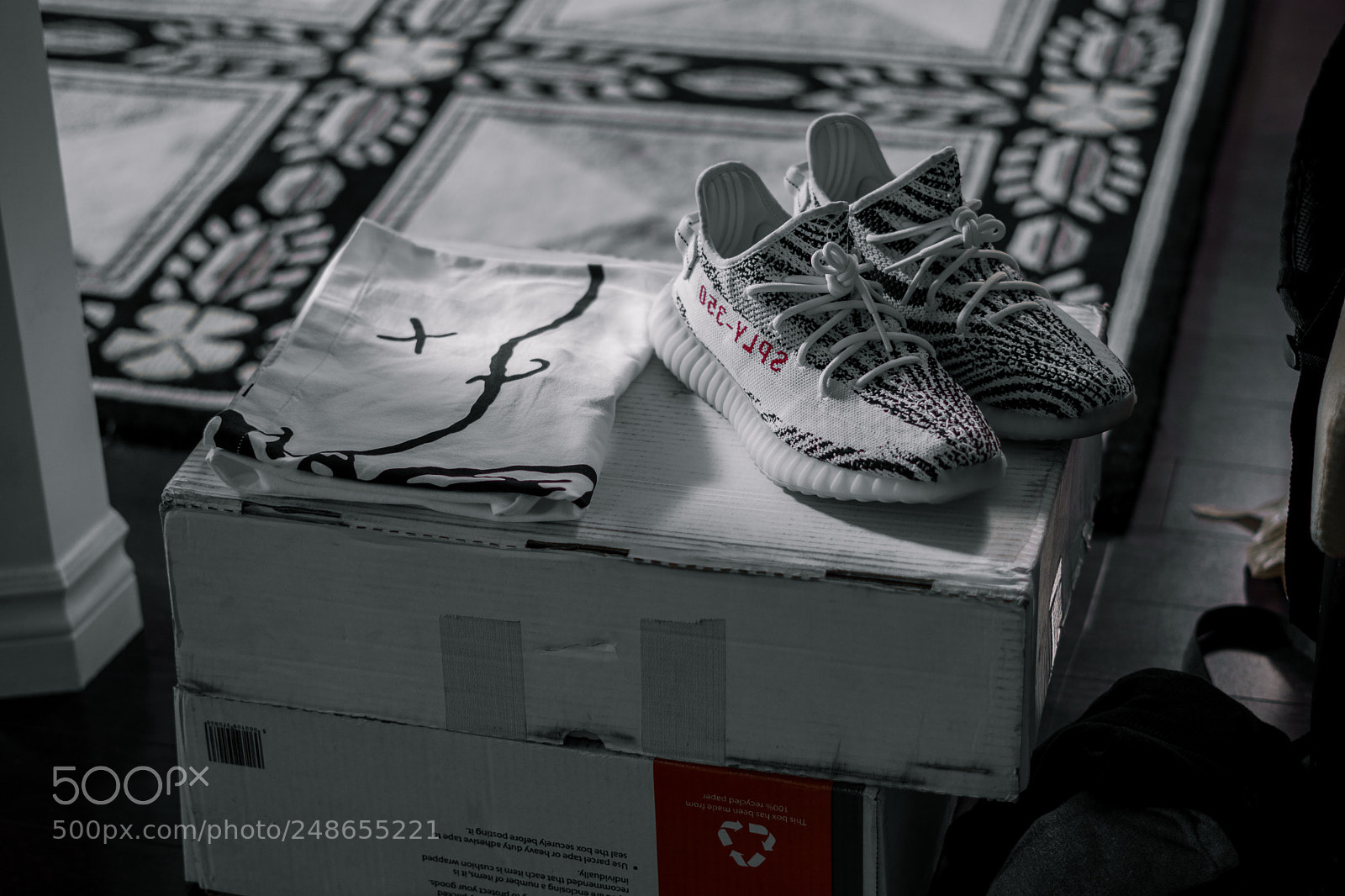 Sony a6000 sample photo. Yzy peanuts kaws photography