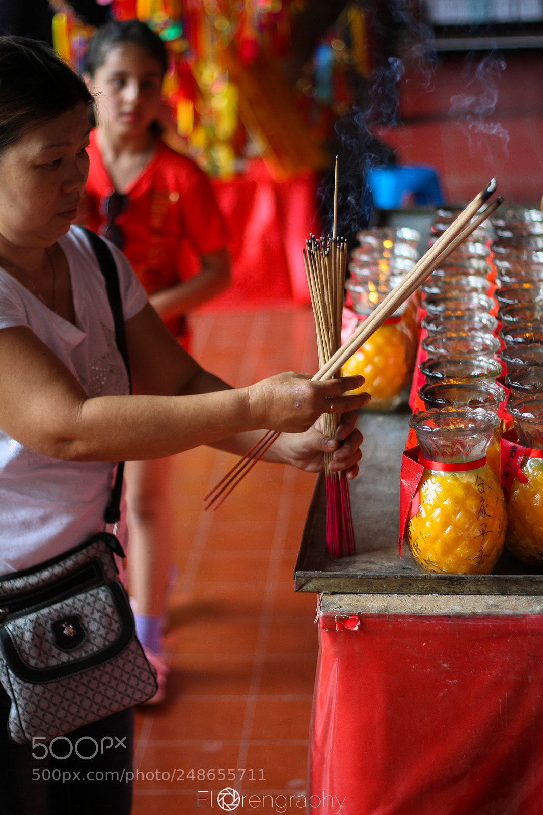 Canon EOS 7D sample photo. A prayer in red photography