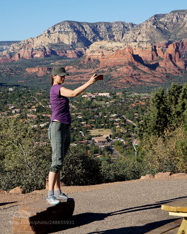 Sony a6000 sample photo. Selfie sedona photography