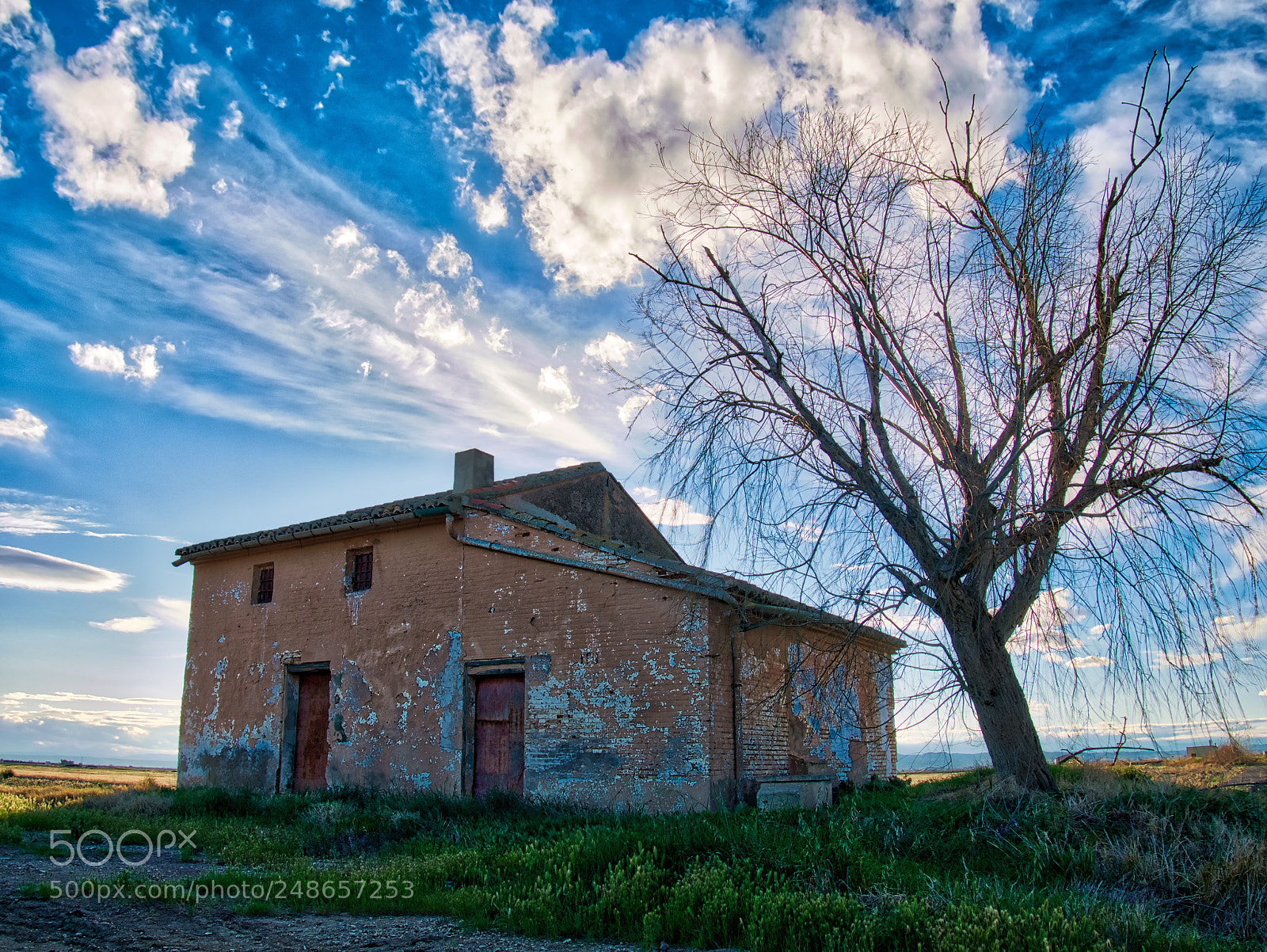 Panasonic Lumix DMC-GX85 (Lumix DMC-GX80 / Lumix DMC-GX7 Mark II) sample photo. The house at sunset photography