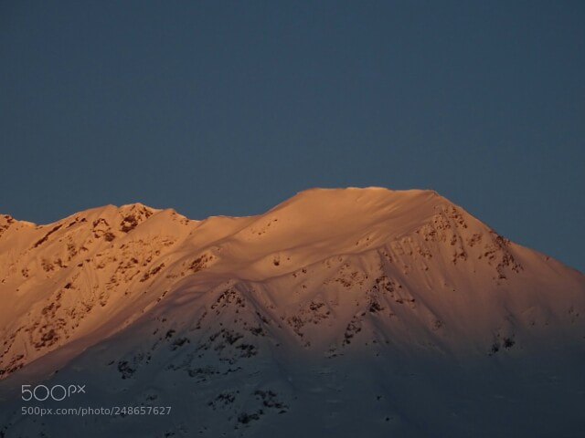 Sony DSC-HX60V sample photo. Mittagsspitze im sonnenaufgang photography