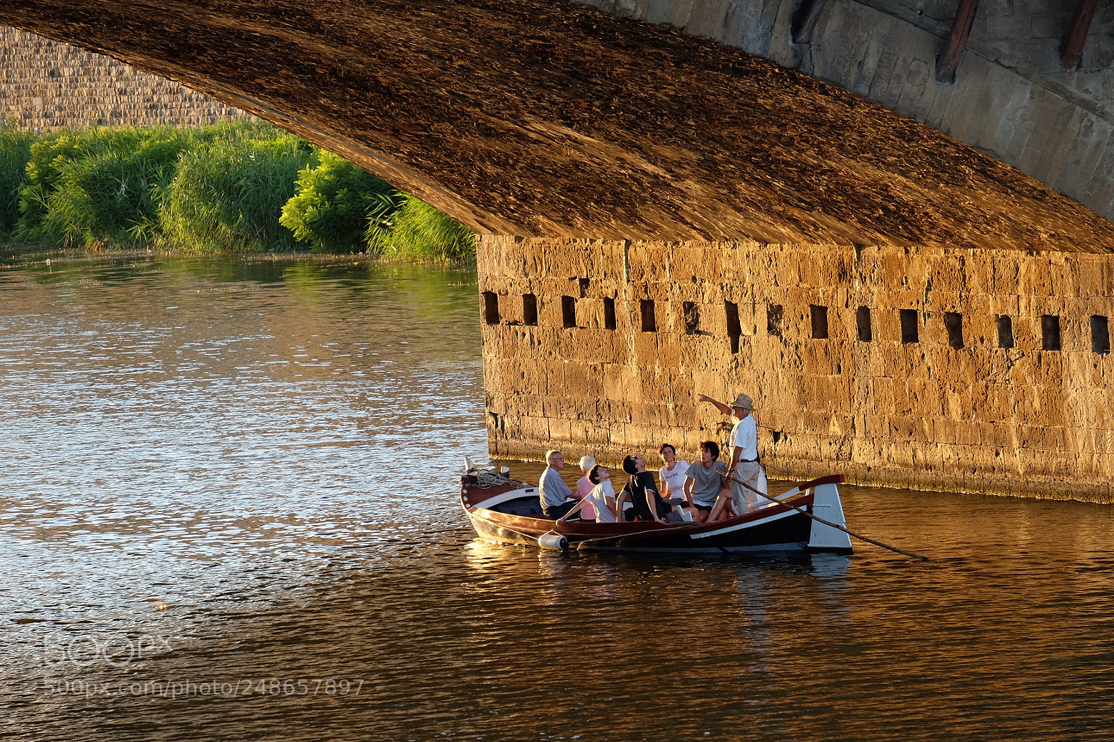 Fujifilm X-T1 sample photo. Boat under bridge photography