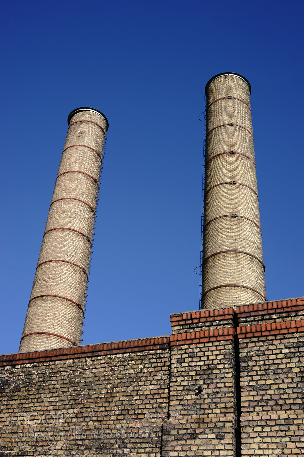 Sony a7 II sample photo. Disused factory chimneys photography