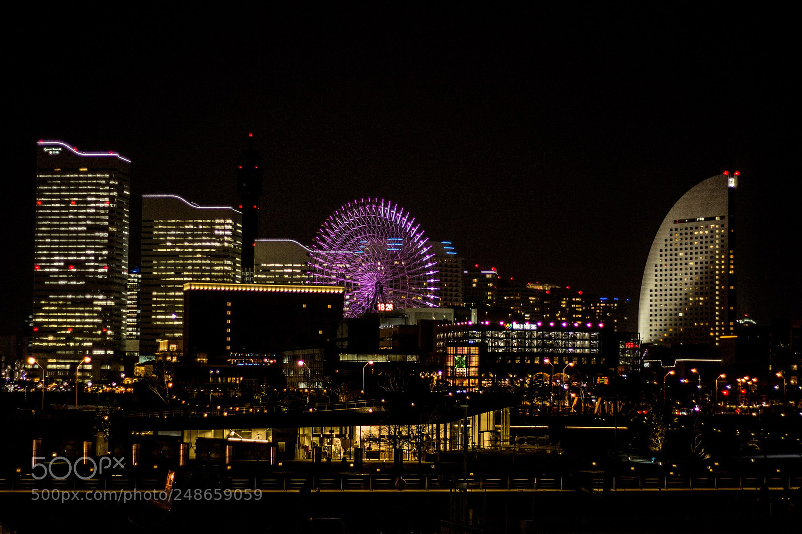 Canon EOS 600D (Rebel EOS T3i / EOS Kiss X5) sample photo. Yokohama nightscape photography