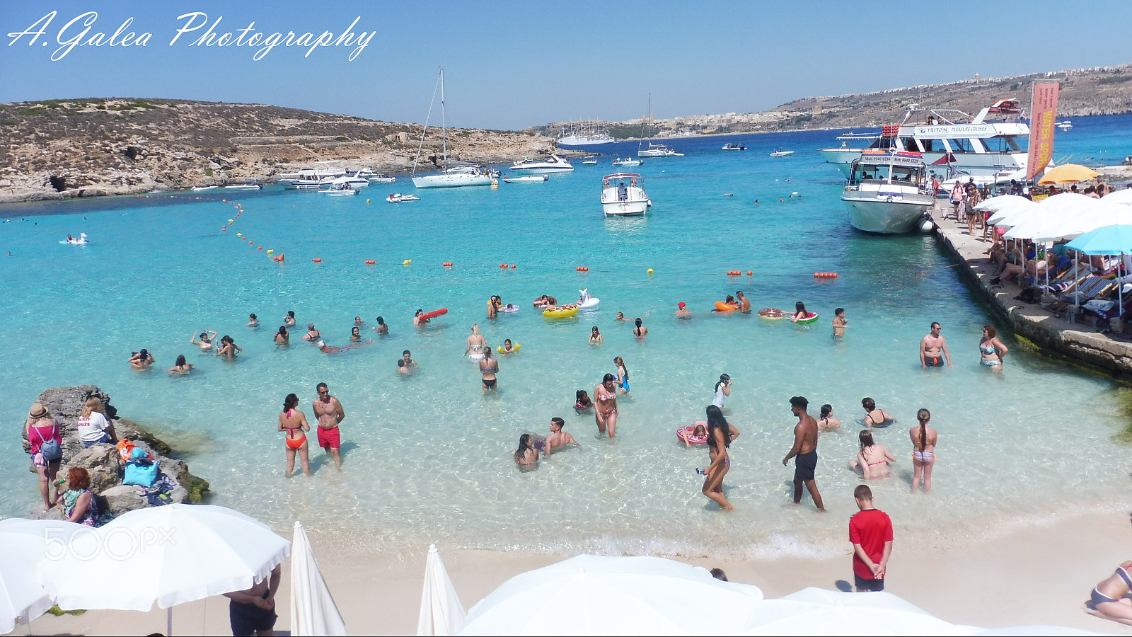 Panasonic Lumix DMC-ZS45 (Lumix DMC-TZ57) sample photo. Comino blue lagoon beach 2017 photography