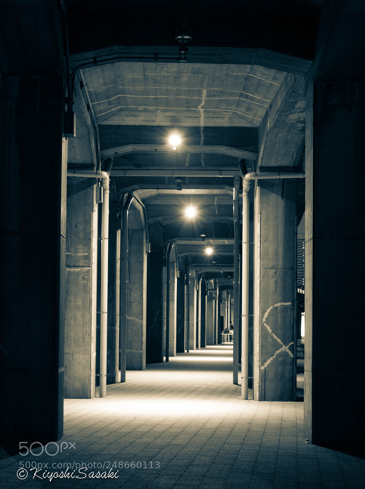 Nikon Df sample photo. Corridor photography