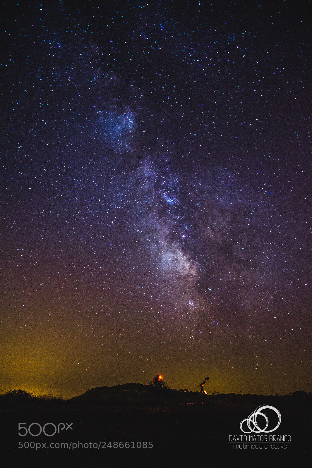 Nikon D3100 sample photo. It's the milky way photography