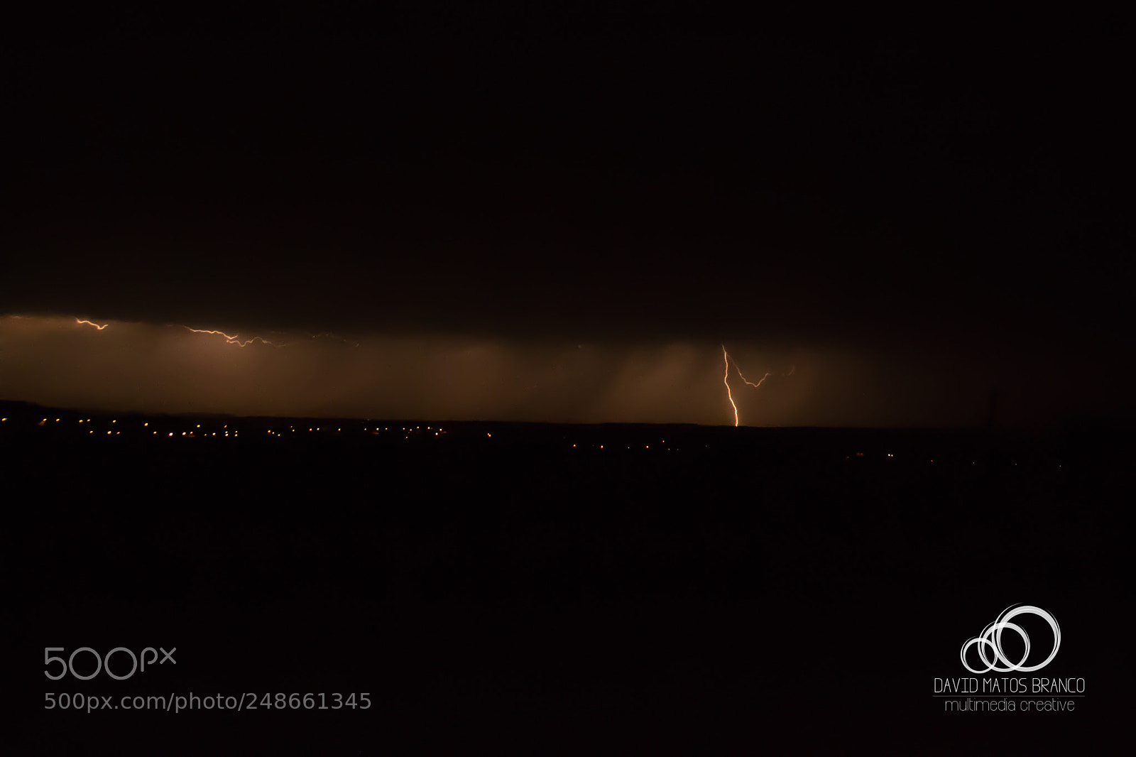 Nikon D3100 sample photo. Tunder storm photography