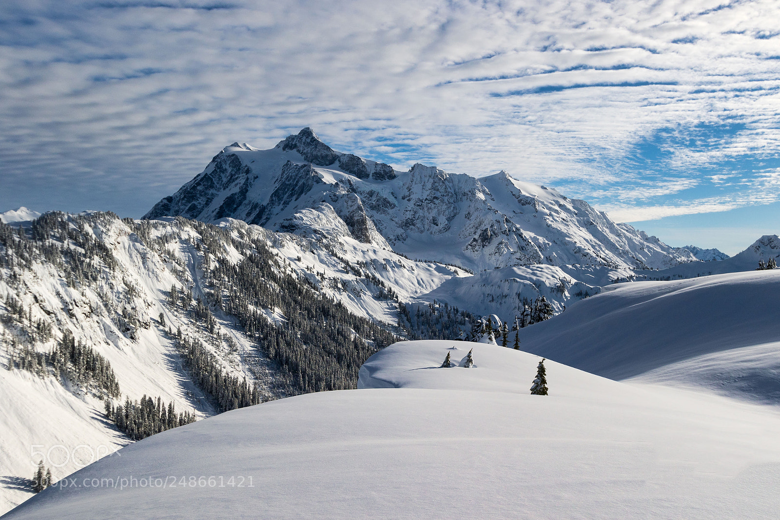 Canon EOS 7D Mark II sample photo. Mt. shuksan from artist photography