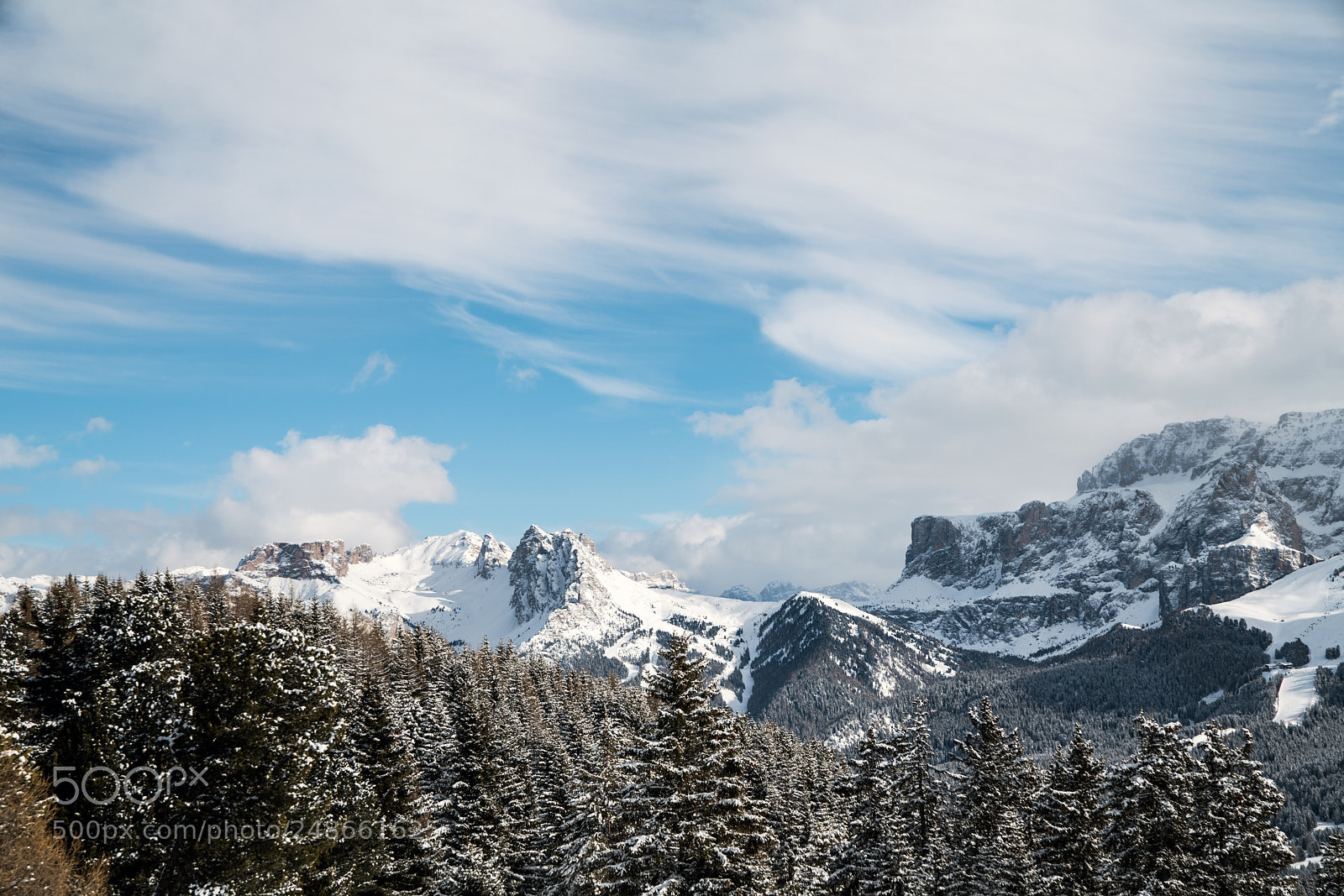 Sony a7R II sample photo. Winter and clouds photography