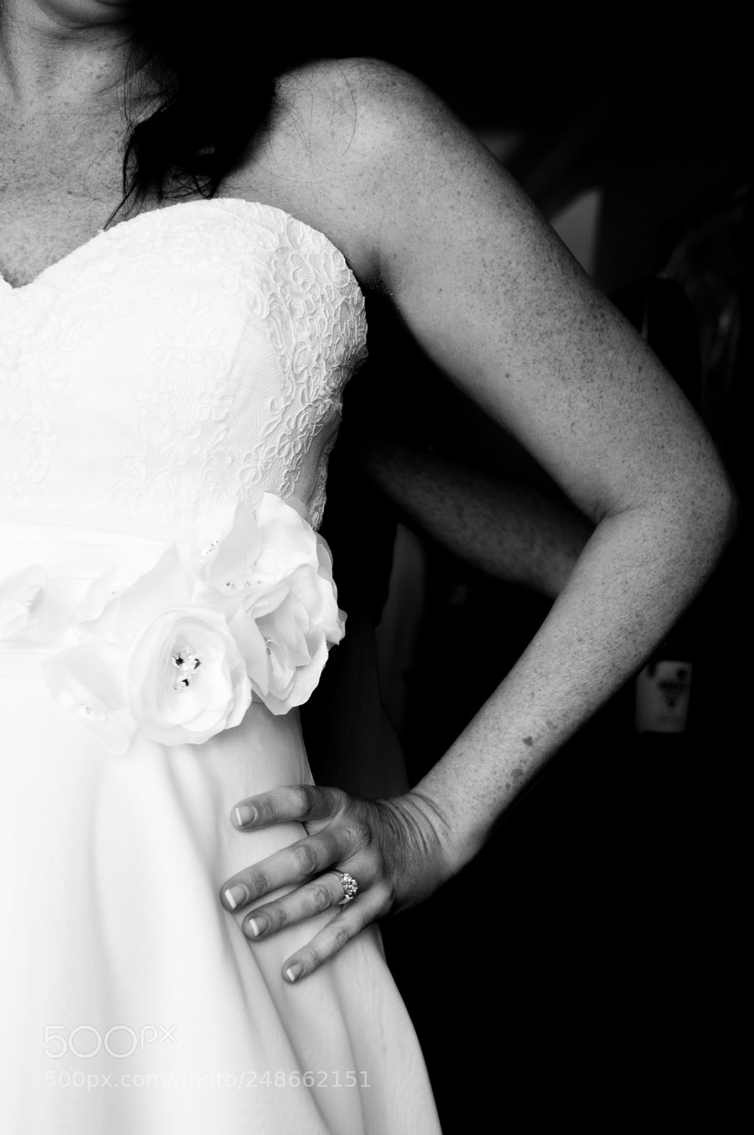 Nikon D5000 sample photo. Waiting bride photography