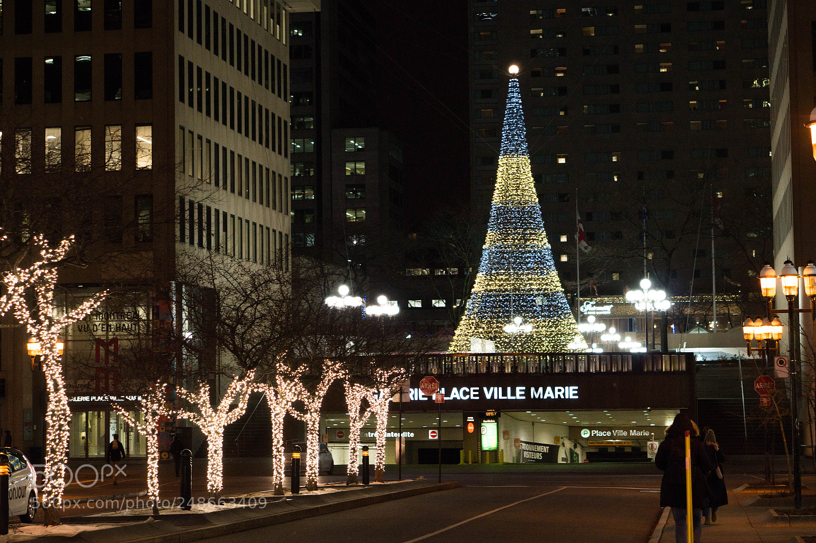 Sony Alpha a3500 sample photo. Christmas in montreal photography