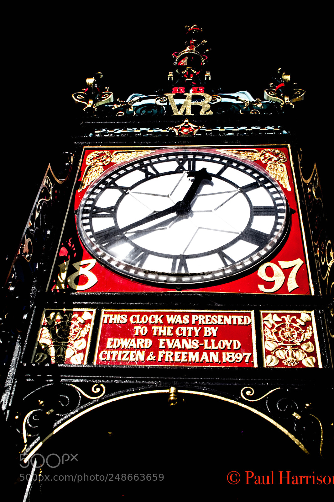 Canon EOS 60D sample photo. Famous clock at chester photography