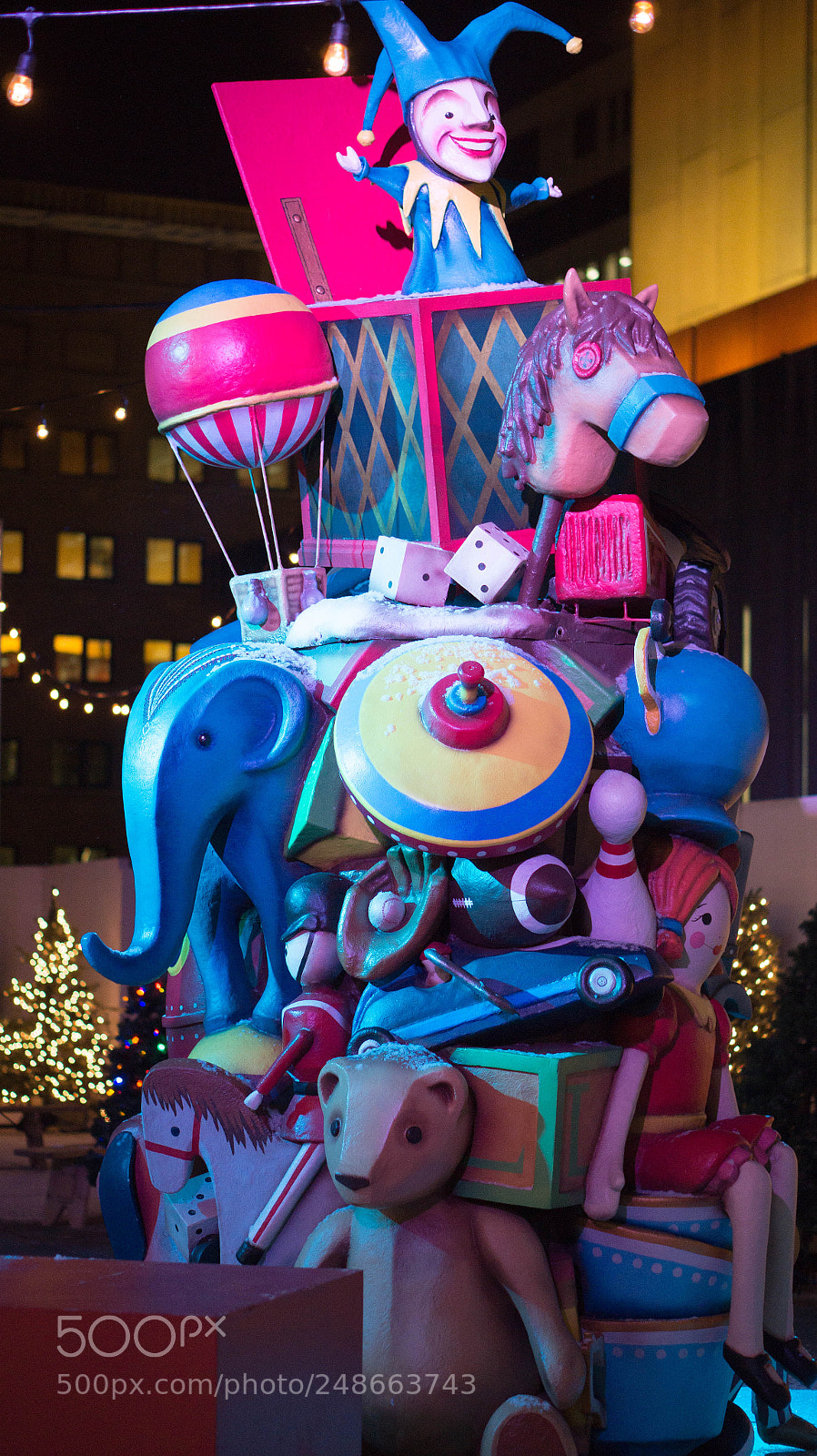 Sony Alpha a3500 sample photo. Christmas in montreal photography