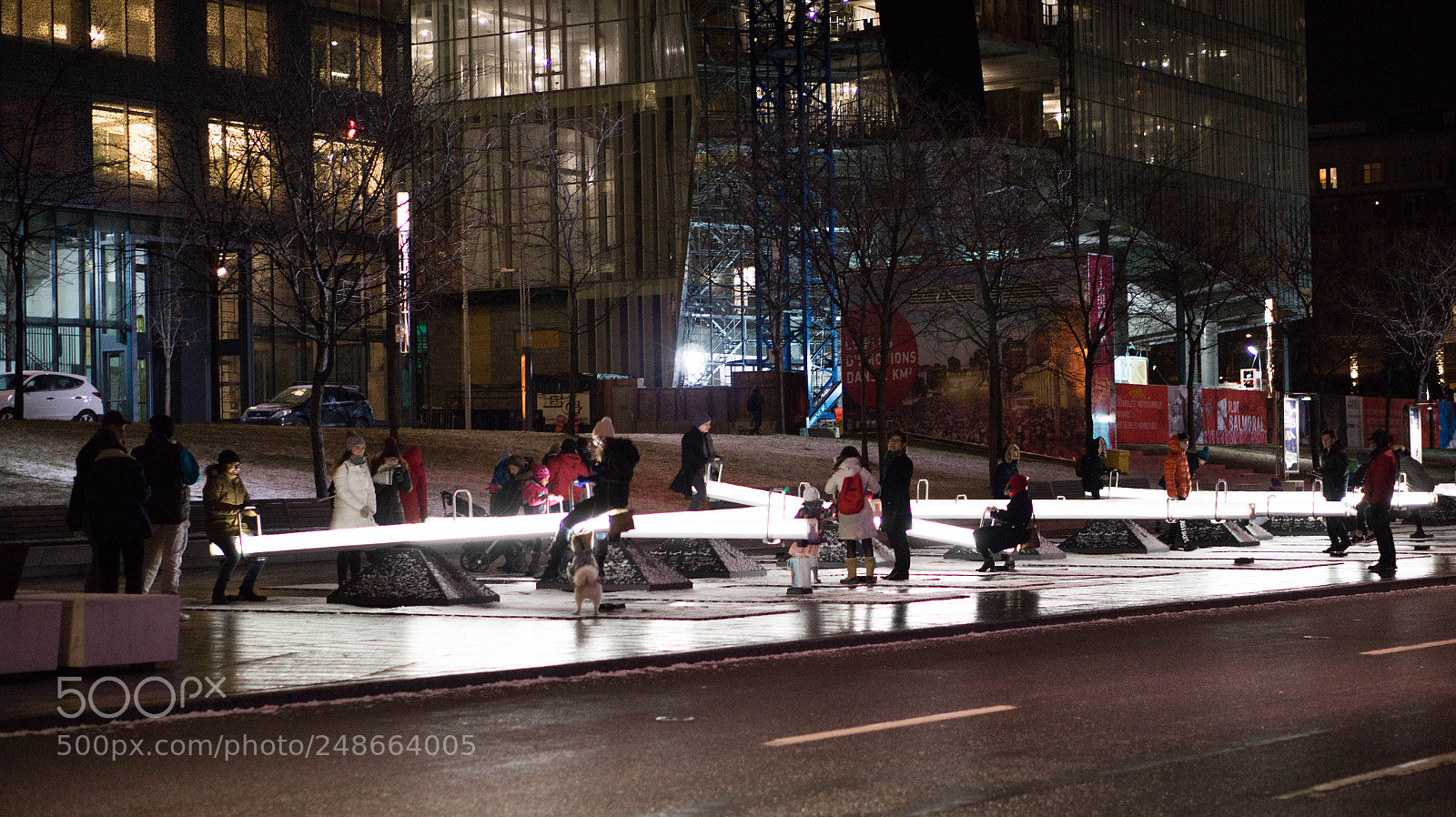 Sony Alpha a3500 sample photo. Christmas in montreal photography