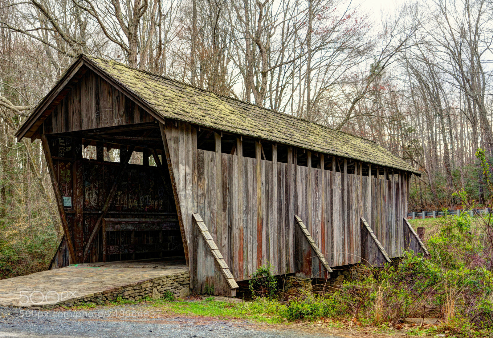 Sony a7 II sample photo. Covered bridge photography