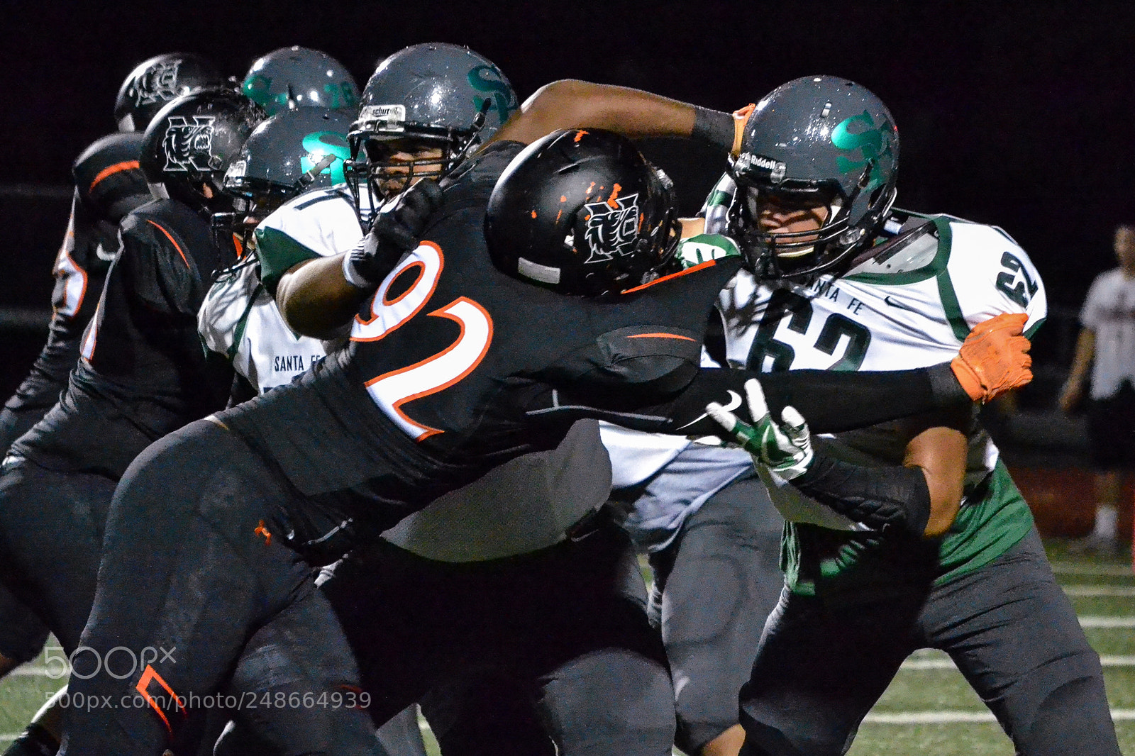 Nikon D3100 sample photo. Football photography