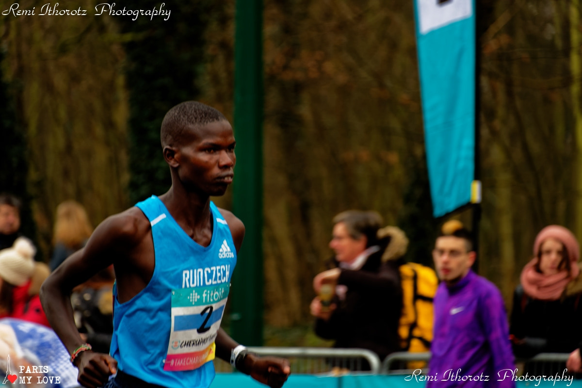 Nikon D850 sample photo. Evans cheruiyot, winner of 2018 fitbit semi de paris photography