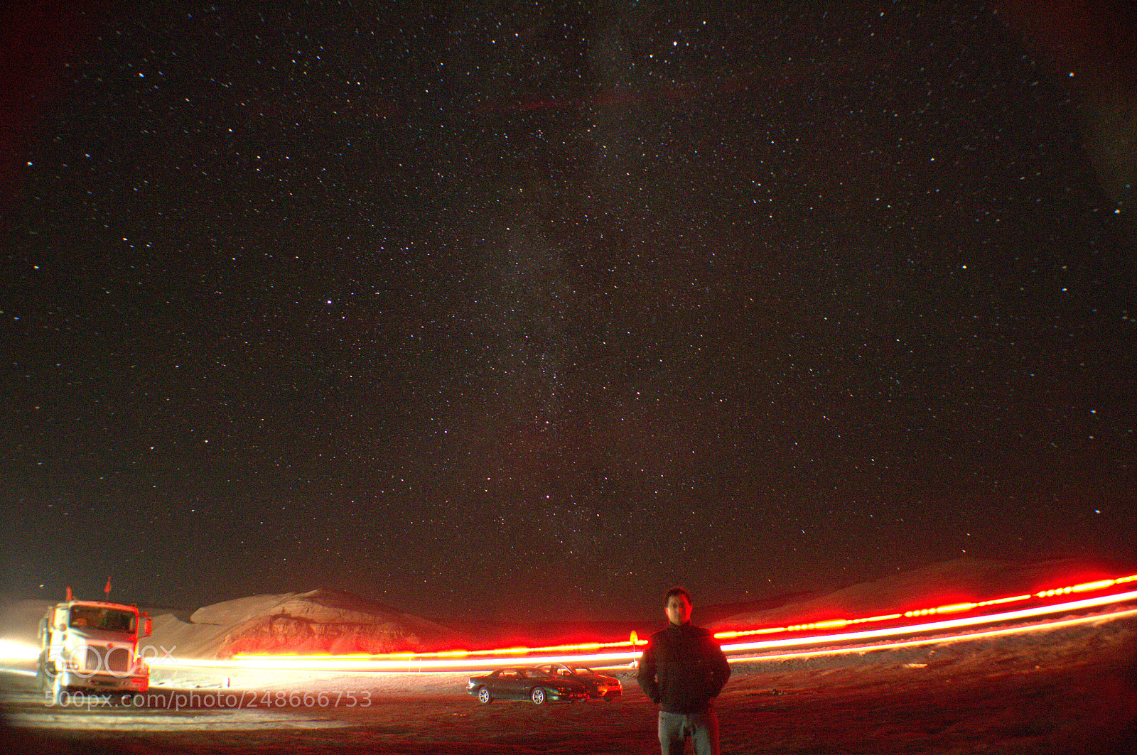 Nikon D3100 sample photo. Via lactea en quillagua photography