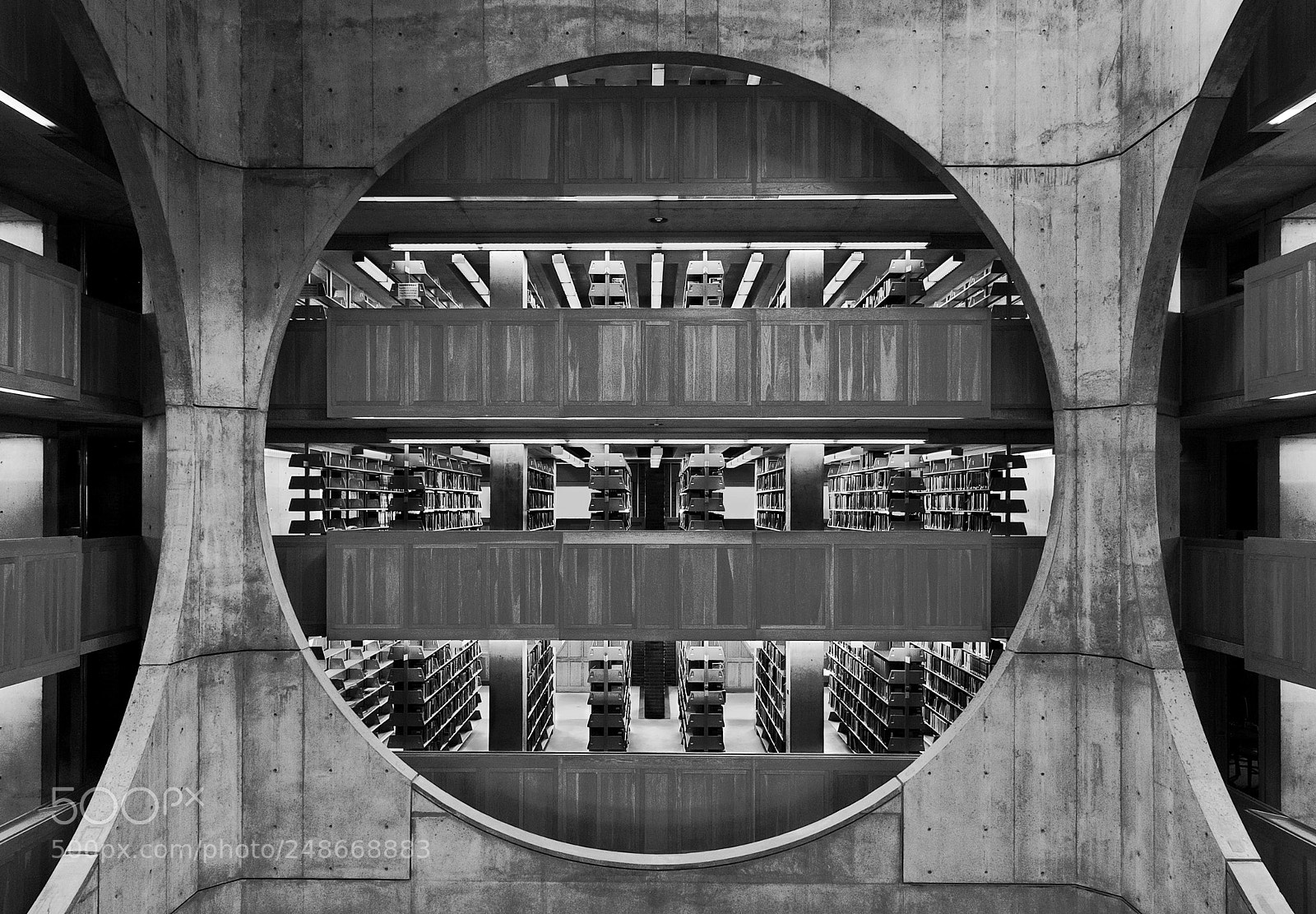 Nikon D700 sample photo. Circles in concrete photography
