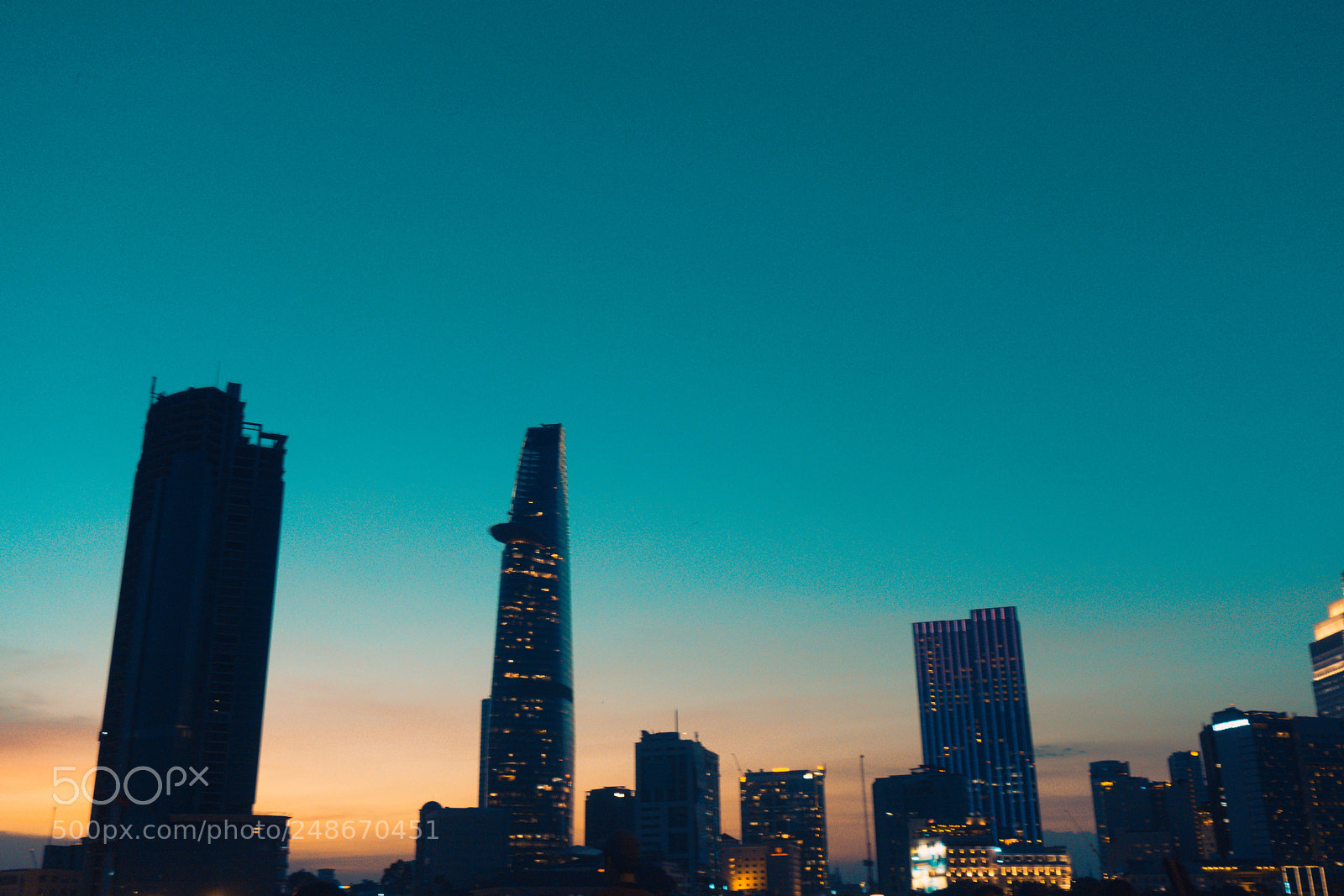 Sony a6300 sample photo. Ho chi minh sunset photography