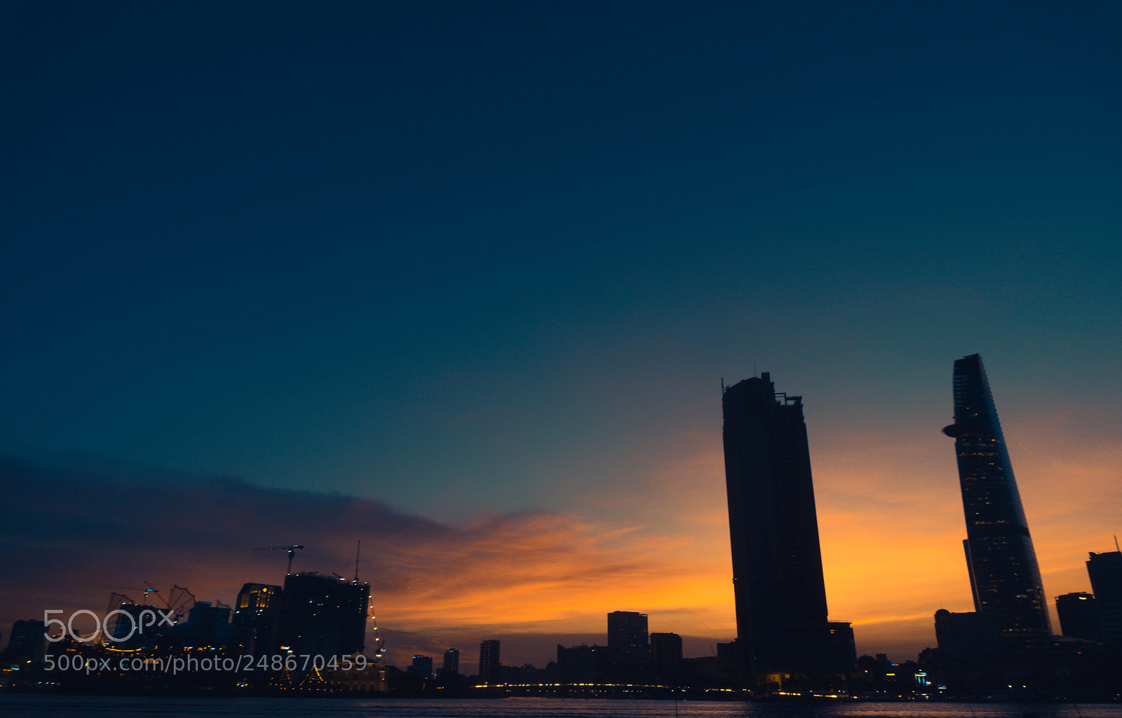 Sony a6300 sample photo. Ho chi minh sunset photography