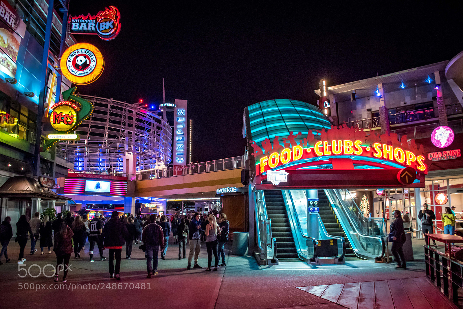 Nikon D5500 sample photo. Orlando night photography