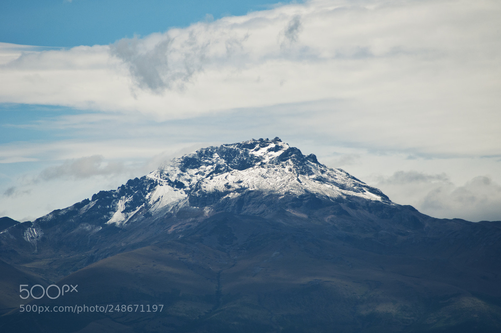 Nikon D5000 sample photo. Volcán sincholagua photography