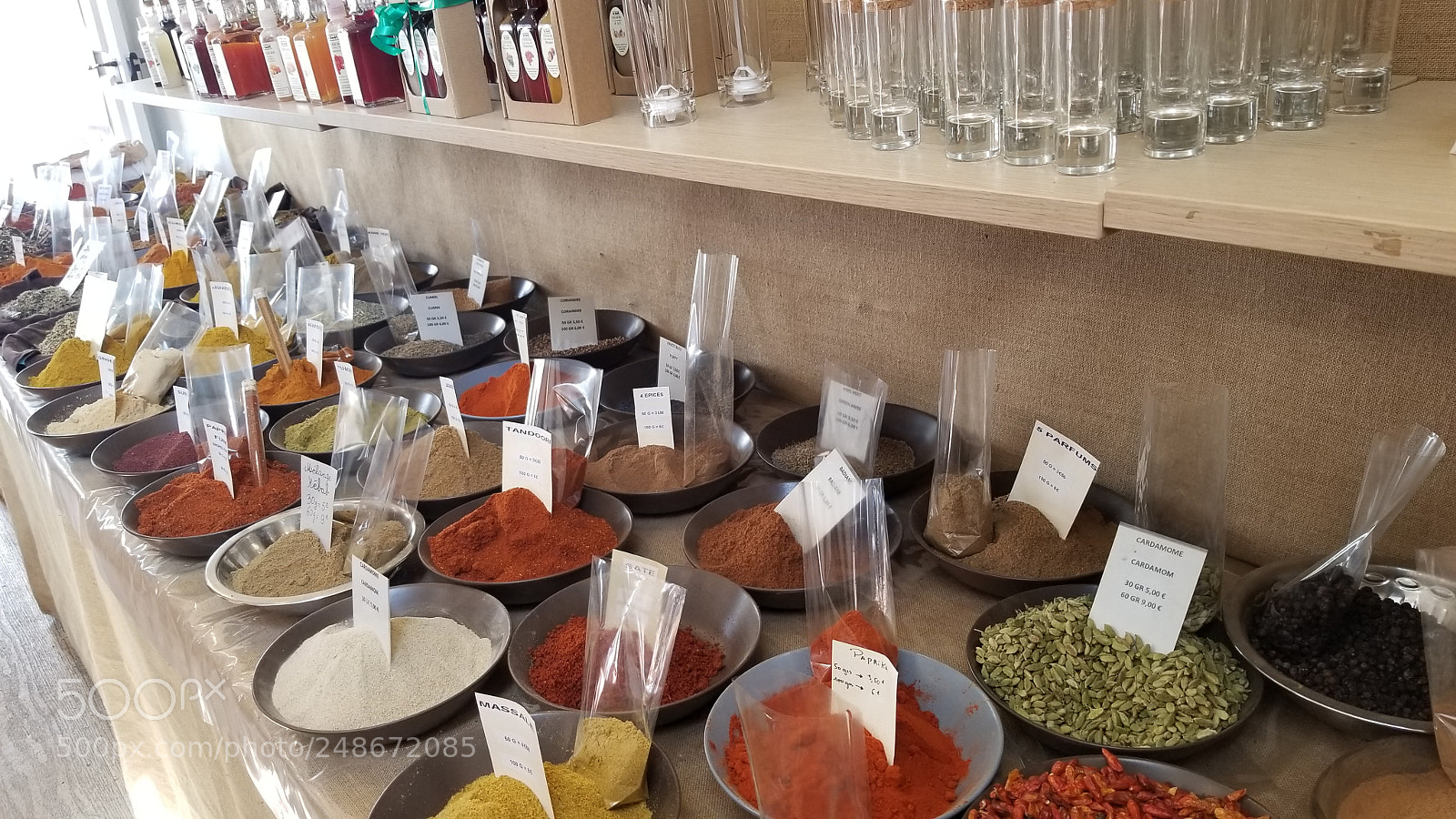 Samsung Galaxy S8 sample photo. Spices in france photography