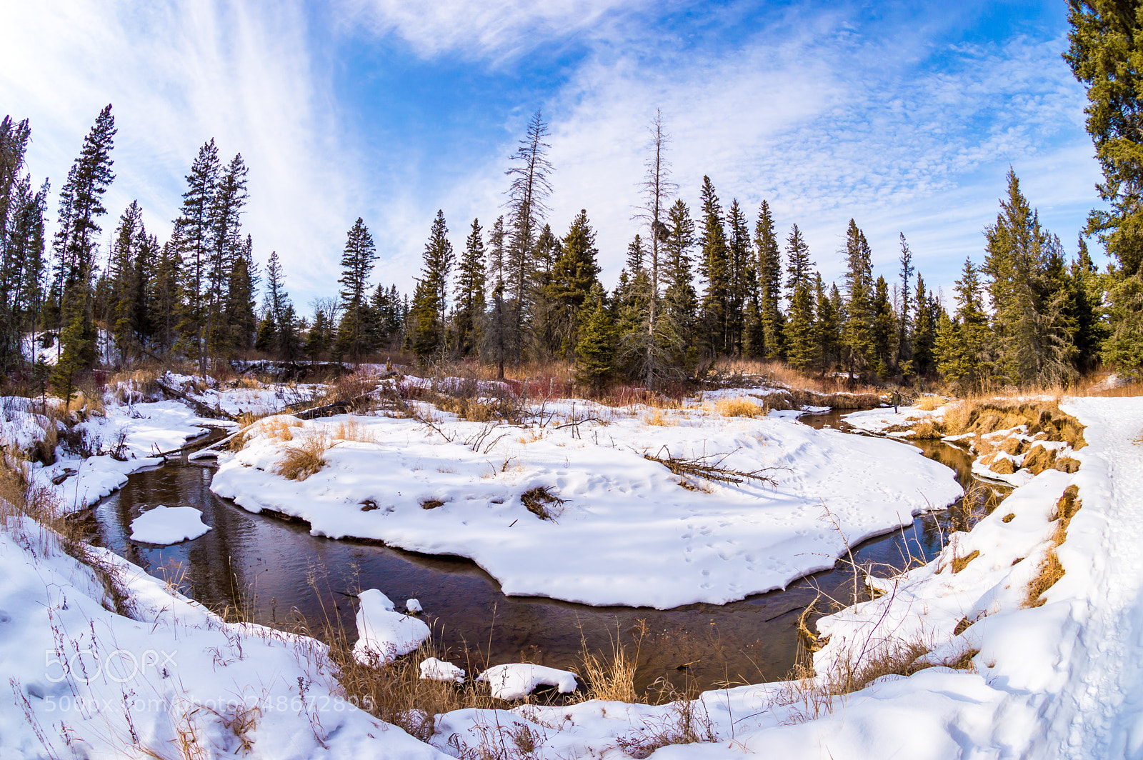 Nikon D3200 sample photo. Epinette creek spring thaw photography