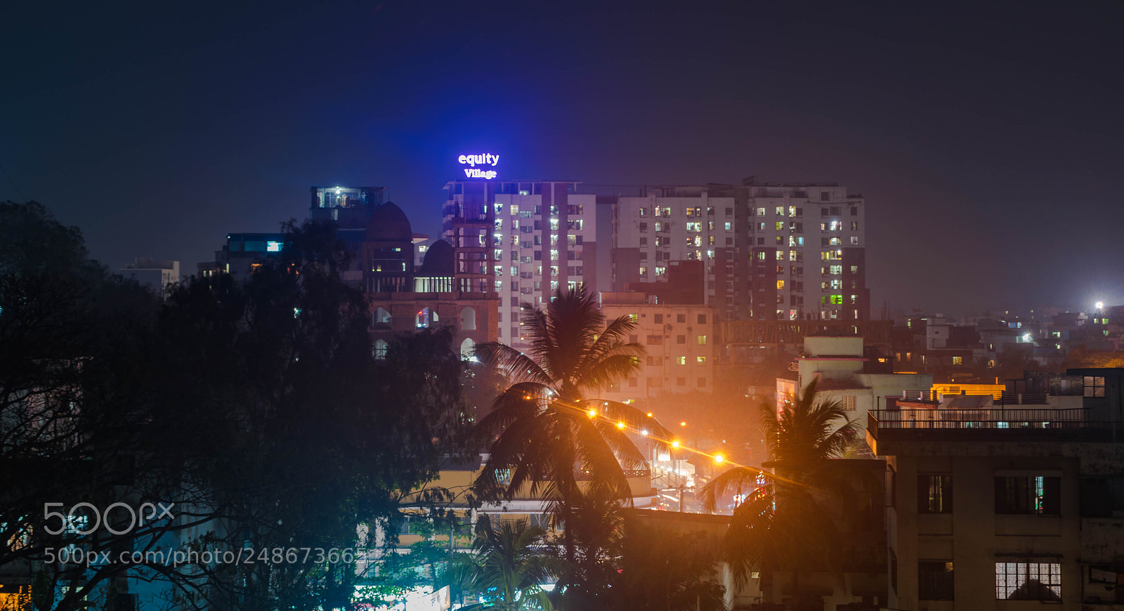 Nikon D5300 sample photo. Cityscape at night photography