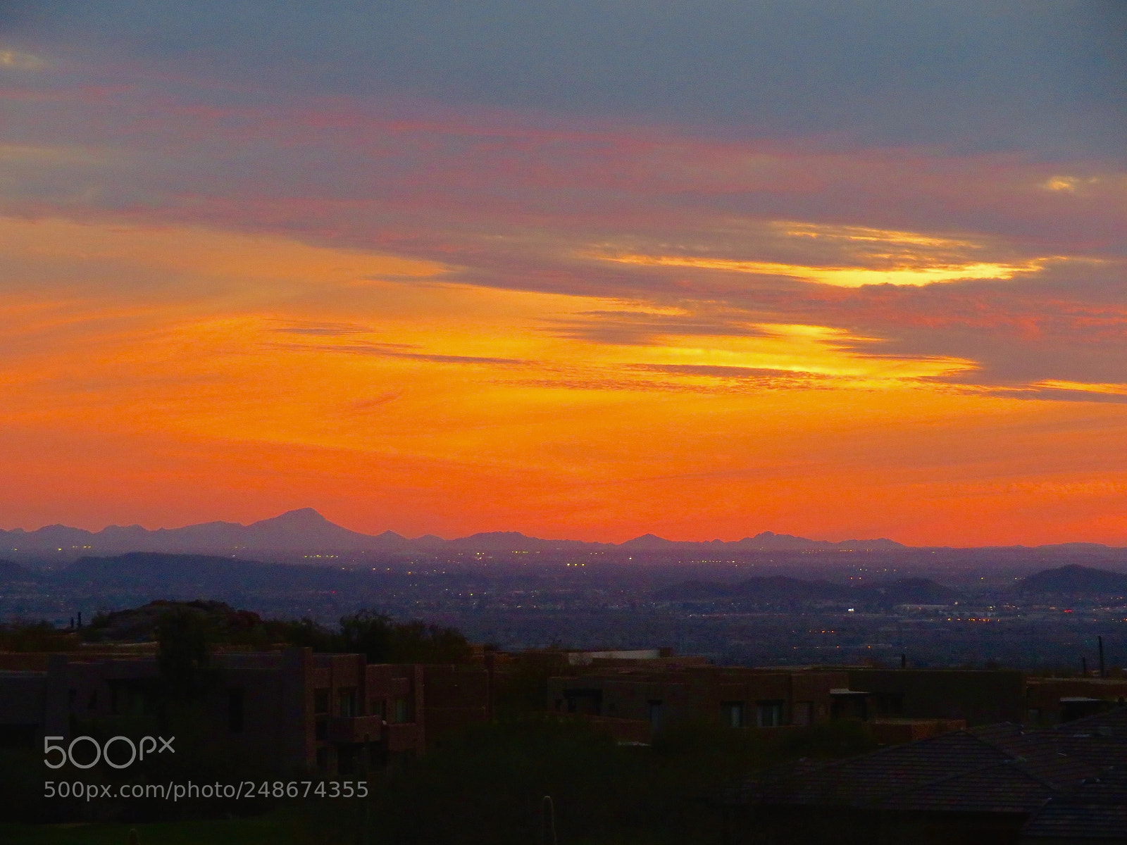 Canon PowerShot SX720 HS sample photo. Phoenix sunset photography