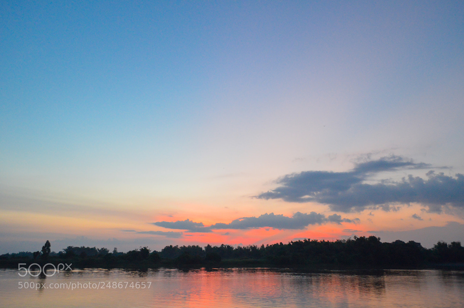 Nikon D3200 sample photo. Sunset and river of photography