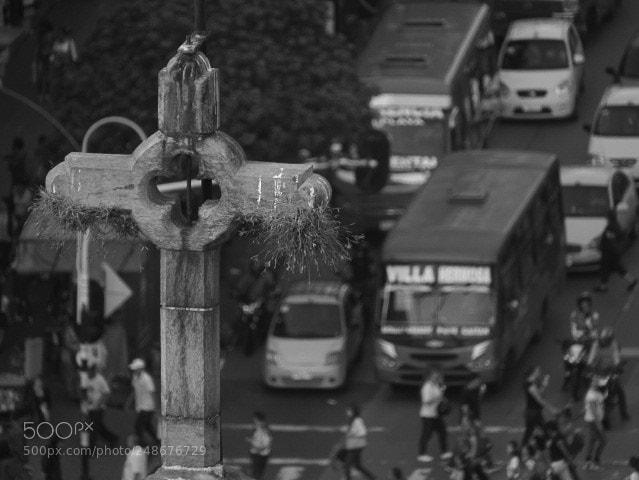 Canon PowerShot SX530 HS sample photo. Cruz peatonal photography
