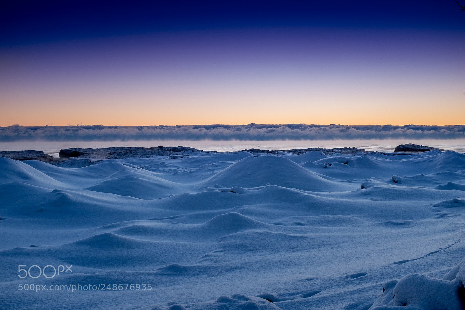 Fujifilm X100S sample photo. Lake michigan in winter photography