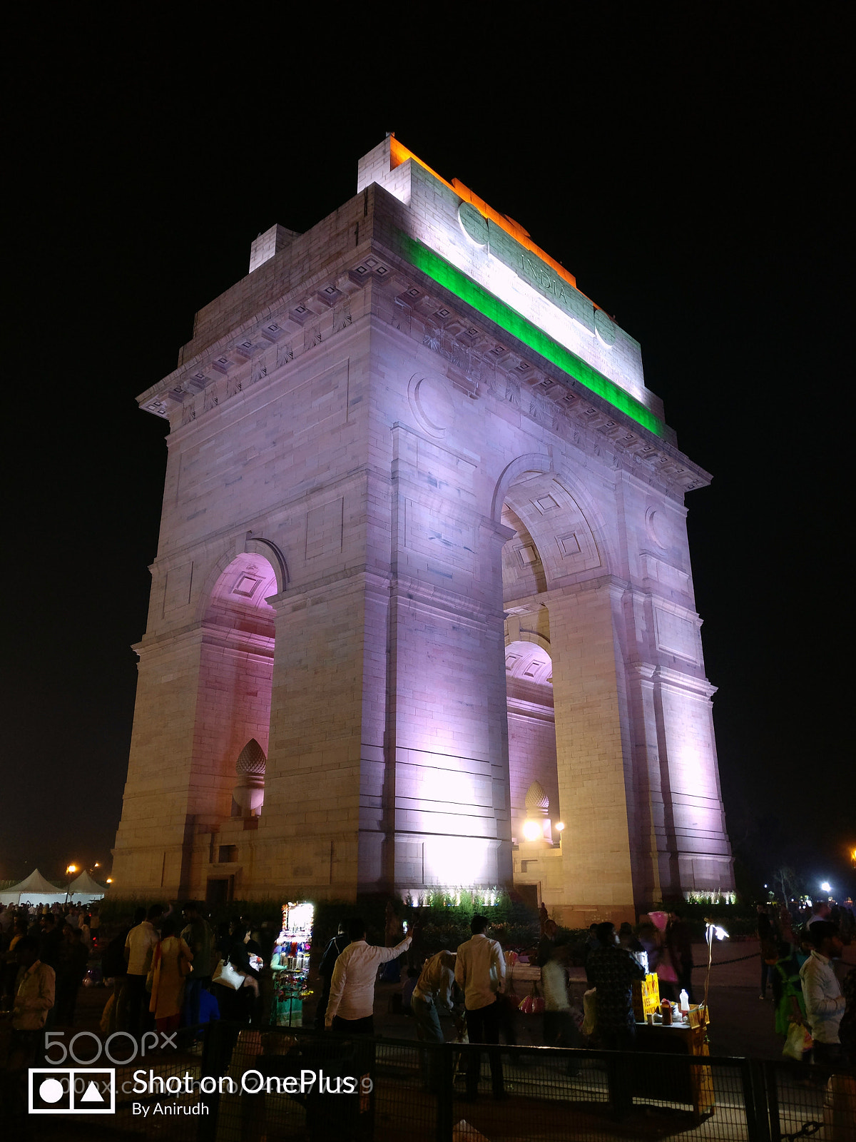 OnePlus A3003 sample photo. India gate photography