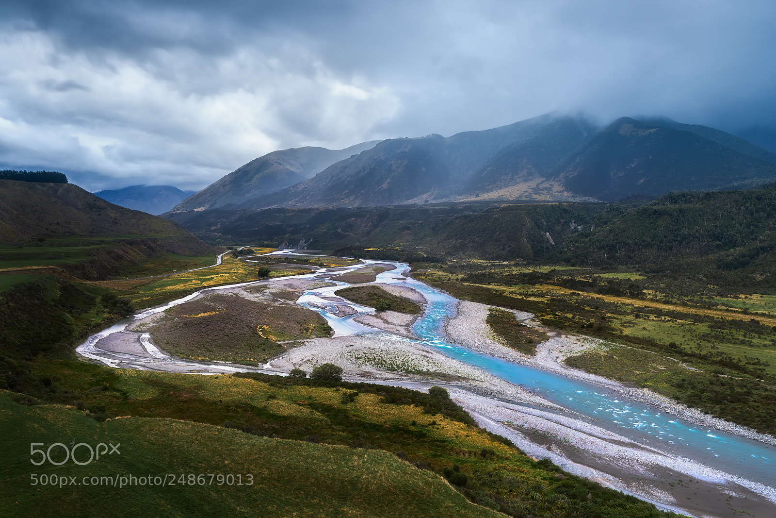 Sony a7 II sample photo. New zealand river photography